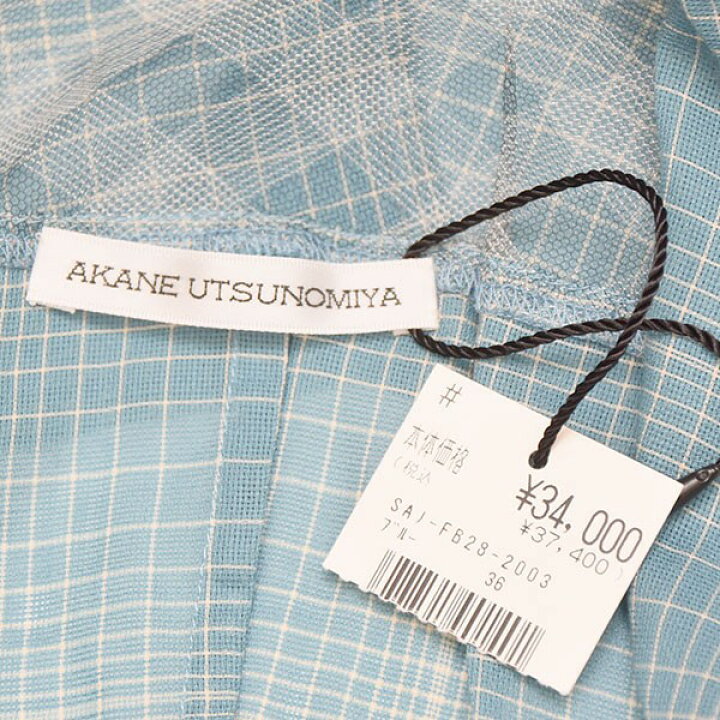楽天市場】【中古】AKANE UTSUNOMIYAノースリーブチェックシャツ SAJ 
