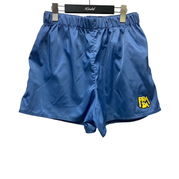 楽天市場】【中古】PRADAナイロンショーツ 22H757 スカイブルー サイズ 