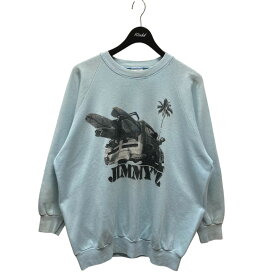 【中古】American Apparel　80S USA製 スウェット 69736 スカイブルー サイズ：XL 【160625】（アメリカンアパレル）