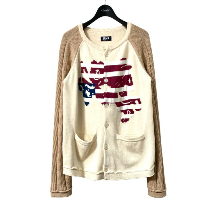 楽天市場】【中古】FAKE AS FLOWERS24AW ANGEL RAGLAN KNIT CARDIGAN 