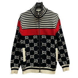 【中古】GUCCI　ニットジャケット 545701 ネイビー サイズ：XS 【190625】（グッチ）