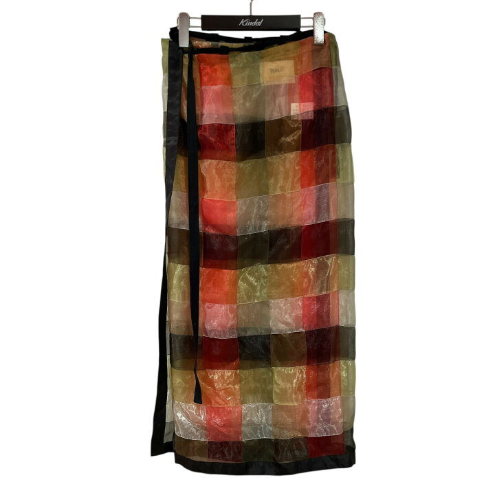 楽天市場】【中古】PONTI25SS See-through Basket Skirt 巻きスカート  