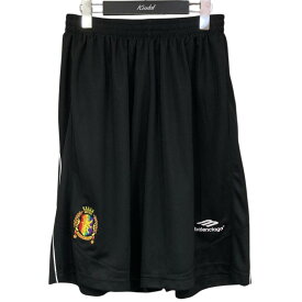 【中古】BALENCIAGA　バギーメッシュハーフパンツ 767862 ブラック サイズ：XS 【220625】（バレンシアガ）