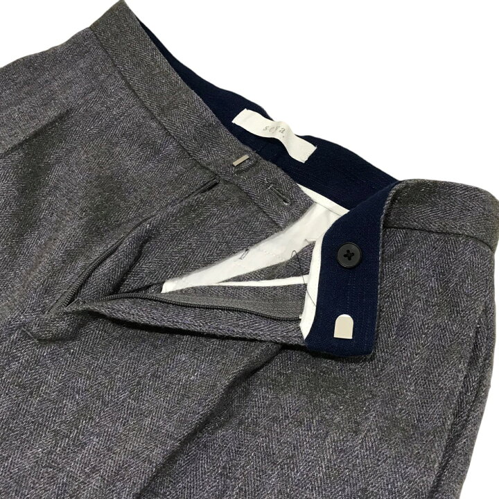 楽天市場】【中古】seya． リネン×ウールスラックス 65-23-0635-808  
