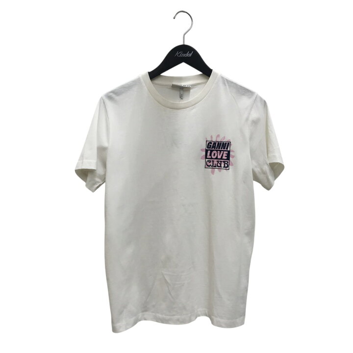 楽天市場】【中古】Ganni プリントTシャツ ホワイト サイズ：XS  