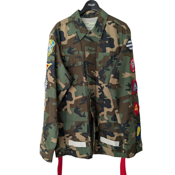 楽天市場】【中古】OFFWHITEカモフラージュフィールドジャケット 
