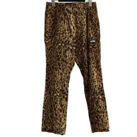 【中古】MYNEレオパードパンツ ベージュ×ブラック サイズ：S【価格見直し】