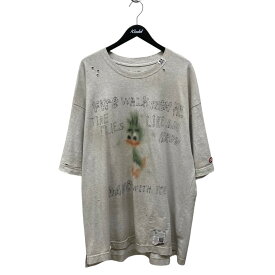 【中古】Maison MIHARA YASUHIRO　DISTRESSED TEE 半袖Tシャツ J14TS752 グレー サイズ：50 【260625】（メゾンミハラヤスヒロ）