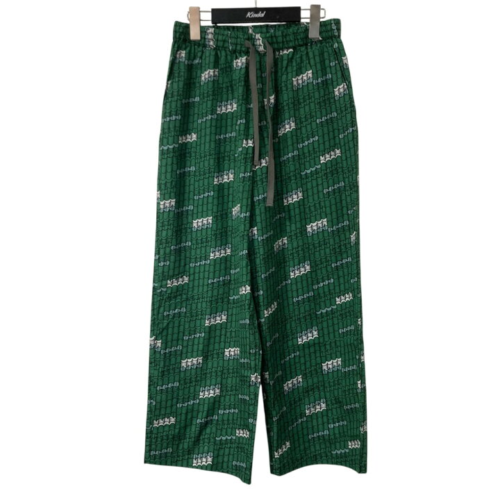 LE GLAZIK アフリカンバティックプリント イージー パンツ 美品 34  