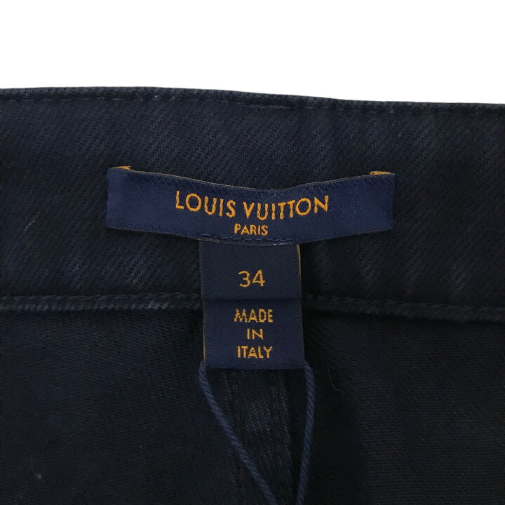 楽天市場】【中古】LOUIS VUITTONモノグラムポケットスキニーデニム 