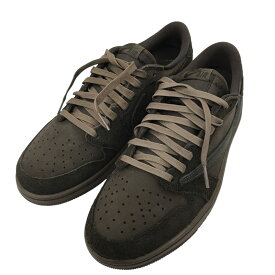 【中古】NIKE×TRAVIS SCOTT　Air Jordan 1 Low OG SP スニーカー DM7866-202 ブラウン サイズ：27cm 【030725】（ナイキ×トラヴィススコット）