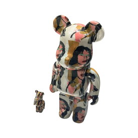【中古】BEAR BRICK　Andy Warhol ×The Rolling Stones フィギュア マルチカラー 【030725】（ベアブリック）