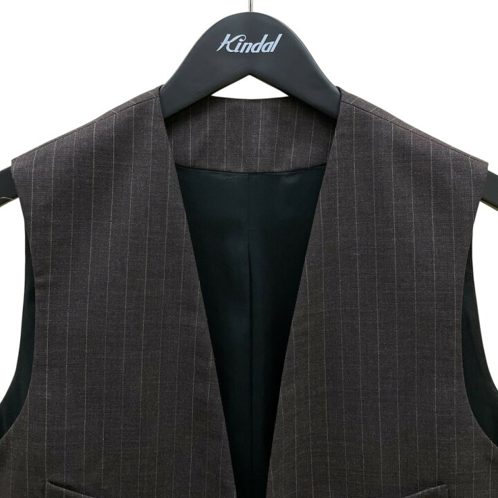 楽天市場】【中古】lea bobergストライプベスト DW VEST ブラウン  