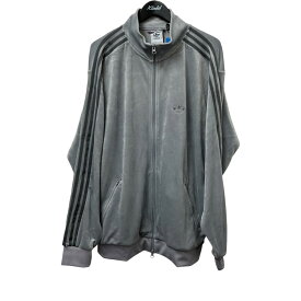 【中古】adidas　BECKENBAUER VELOUR TRACKTOP トラックジャケット JM2271 グレー サイズ：XL 【060725】（アディダス）