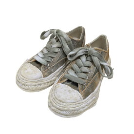 【中古】Maison MIHARA YASUHIRO　Peterson 23 OG Sole Washed Denim Low-top Sneaker スニーカー インディゴ サイズ：41 【060725】（メゾンミハラヤスヒロ）