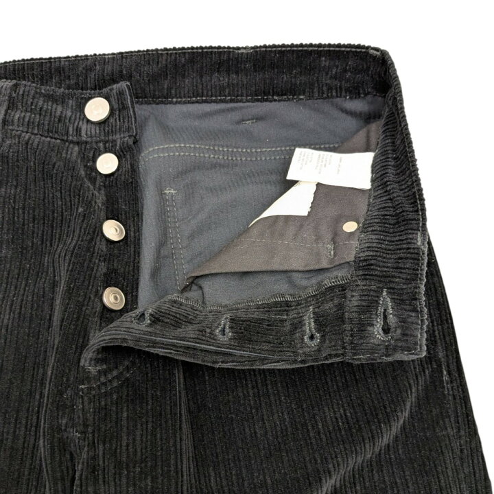 楽天市場】【中古】HUSBANDSコーデュロイパンツ ブラック サイズ：28 