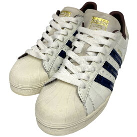 【中古】Wales Bonner adidas　24AW WB SUPERSTAR NSX19スーパースタースニーカー靴 JP7161 ホワイト サイズ：US10(28cm) 【070725】（ウェールズボナー アディダス）