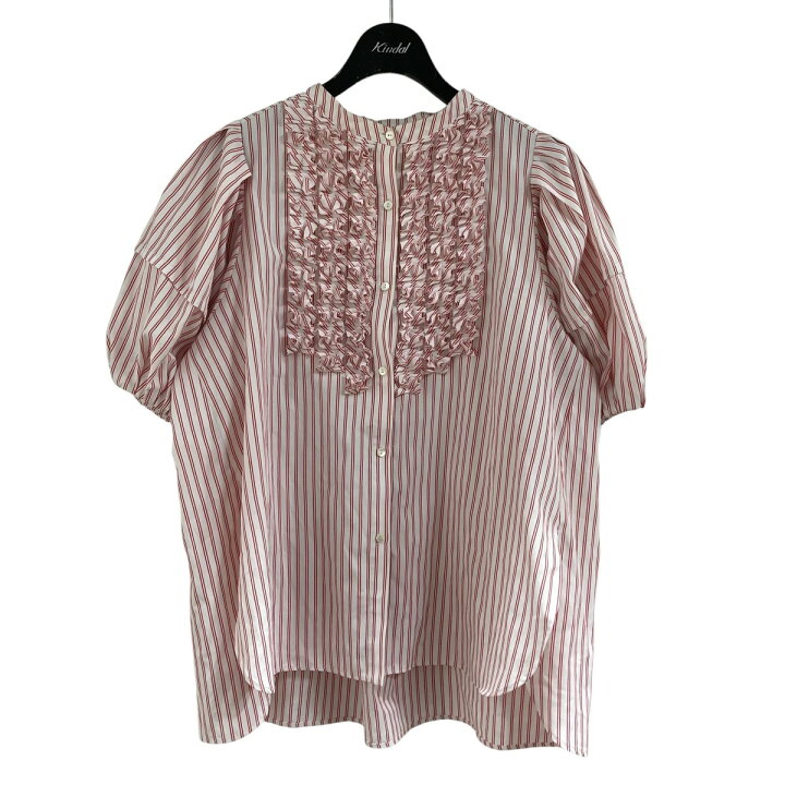 楽天市場】【中古】MARILYN MOONギャザーデザインブラウス レッド 