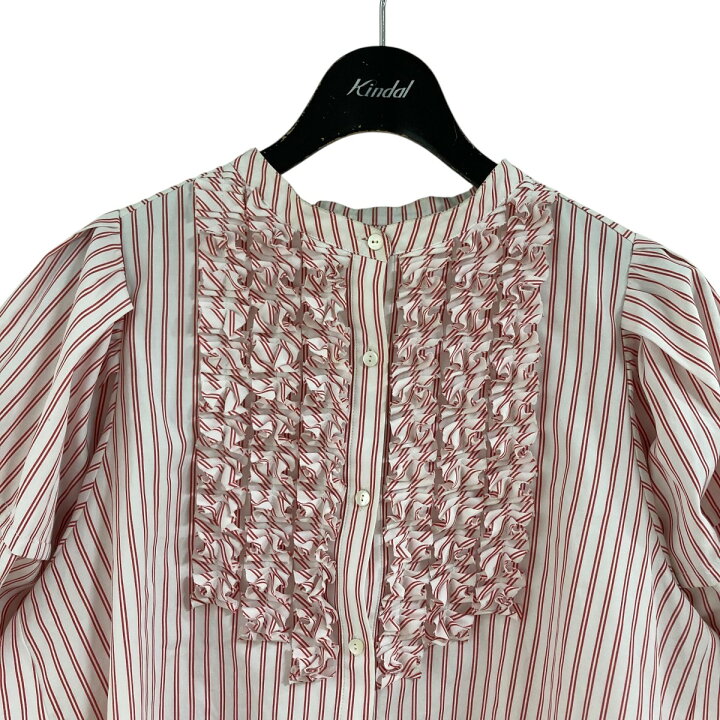 楽天市場】【中古】MARILYN MOONギャザーデザインブラウス レッド 