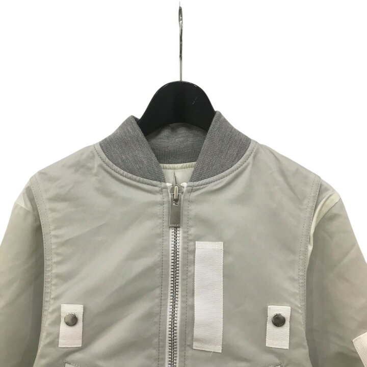 楽天市場】【中古】sacaiナイロンツイルミックスケープ ボンバー  
