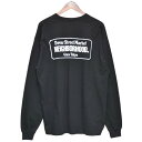 【中古】NEIGHBORHOOD×DOVER STREET MARKET　2025SS　ロゴプリントロングスリーブTシャツ　251PCNH-LT03S ブラック サイズ：L 【130725】（ネイバーフッド×ドーバーストリートマーケット）