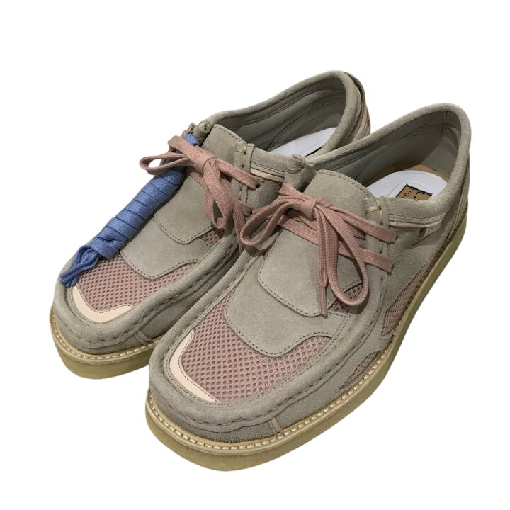 楽天市場】【中古】CLARKS×UNIONワラビーブーツ Wallabee UNLA ピンク  