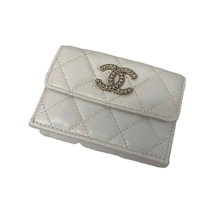 楽天市場】【中古】CHANELマトラッセ スモールフラップウォレット  