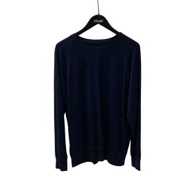 【中古】山と道100％Merino Pullover ロングスリーブTシャツ ネイビー サイズ：L【価格見直し】