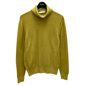 【中古】CRUCIANIタートルネックニット CU2707 イエロー サイズ：46【価格見直し】
