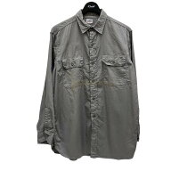 【中古】BIG YANK50-60s vintage ワークシャツ グレー サイズ：S【価格見直し】