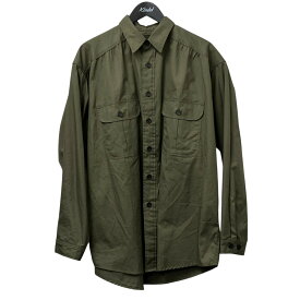 【中古】MONITALY　シャツ M32200 オリーブ サイズ：L 【030825】（モニタリー）