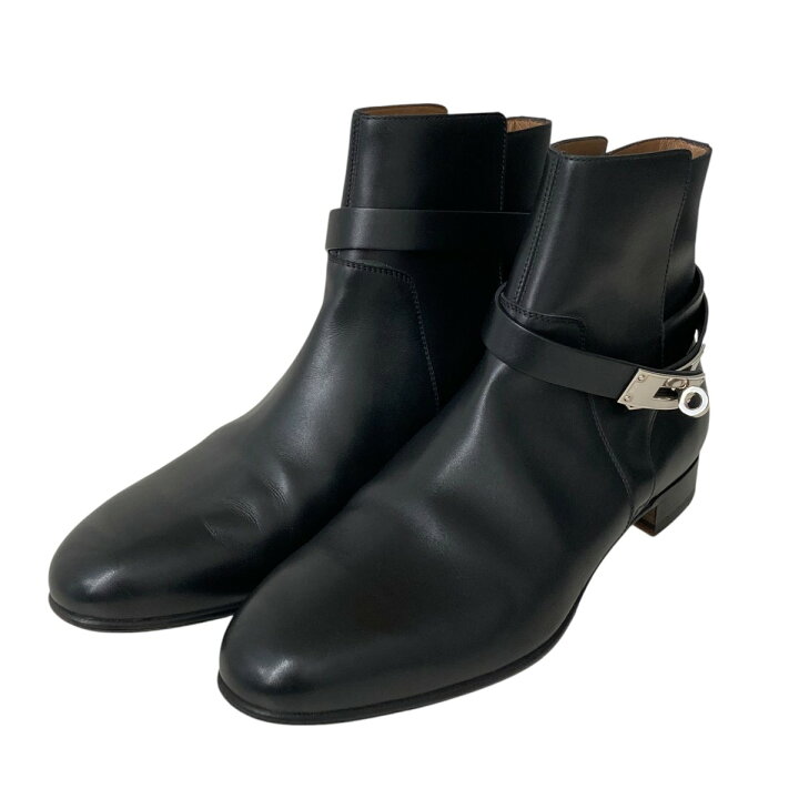 楽天市場】【中古】HERMESNeoネオ レザー ショートブーツ 162133Z 
