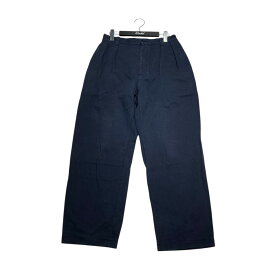 【中古】UPCYCLELINOBASICチノ2タックワイドパンツ 600245-7068 ネイビー サイズ：1【価格見直し】