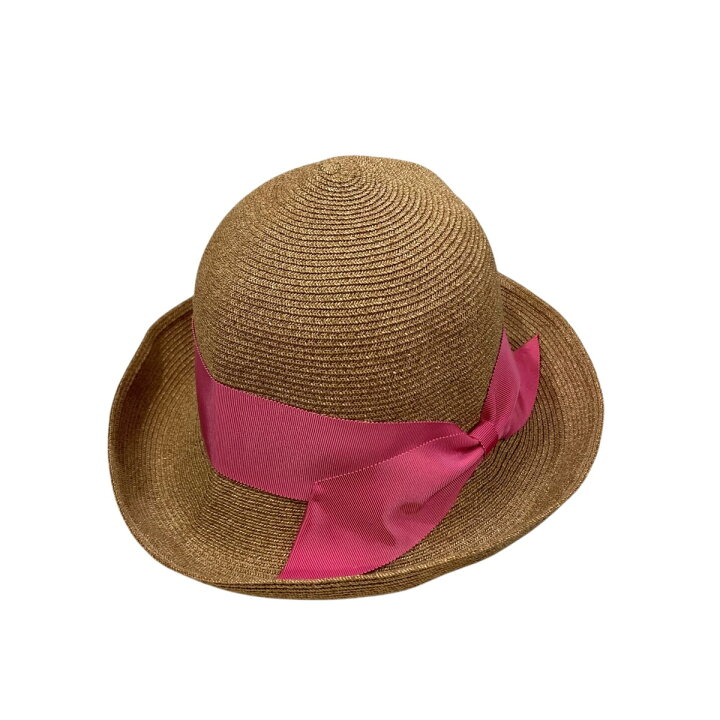 楽天市場】【中古】Athena New York ハット ベージュ×ピンク サイズ  