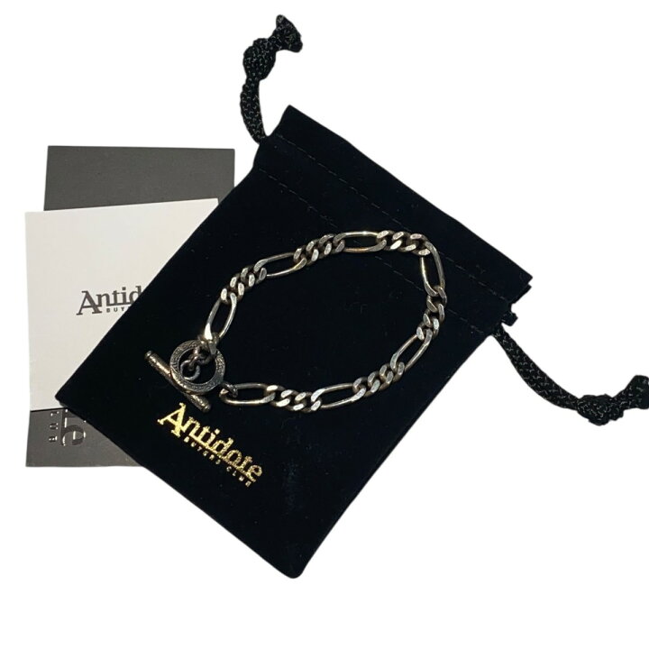 楽天市場】【中古】Antidote Silver950 Chain Bracelet Figaro Wide 