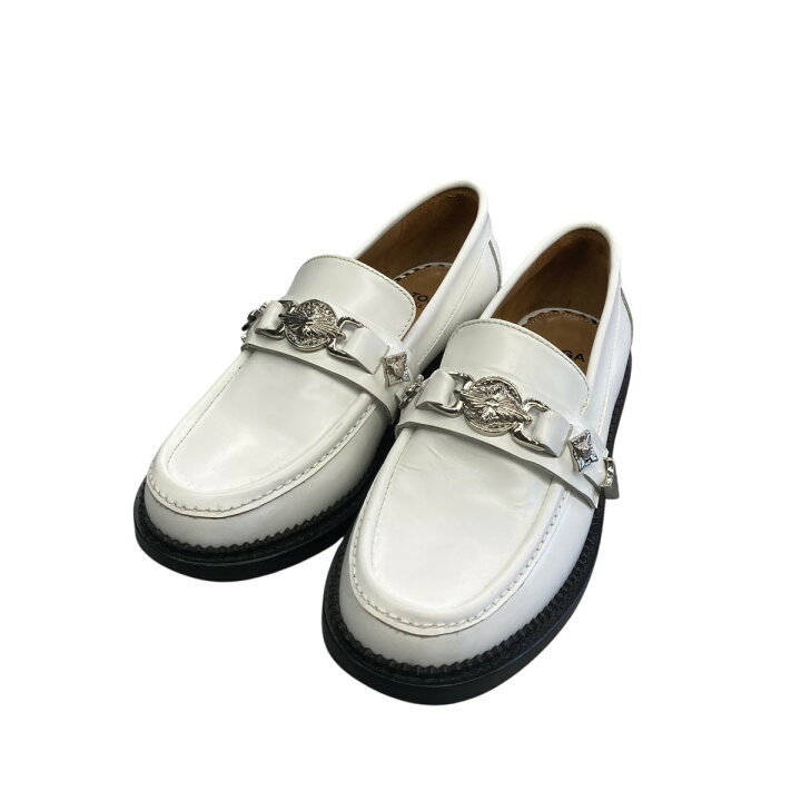 楽天市場】【中古】TOGA PULLAメタルバックル ローファー ホワイト 