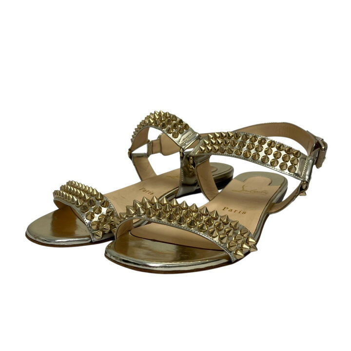 楽天市場】【中古】Christian Louboutin スタッズプラットフォーム 