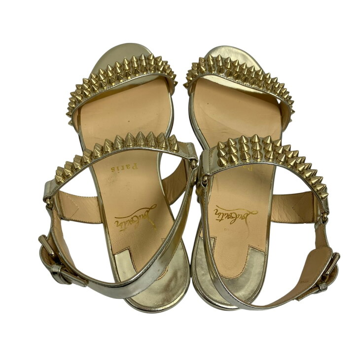 楽天市場】【中古】Christian Louboutin スタッズプラットフォーム 