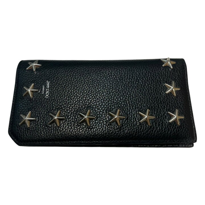 楽天市場】【中古】JIMMY CHOO スタースタッズ付き長財布 長財布 