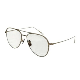 【中古】YUICHI TOYAMA　ティアドロップ Kermit 眼鏡 シャンパンゴールド 【220825】（ユウイチトヤマ）