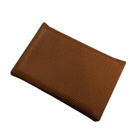 【中古】HERMES　カルヴィカードケース オレンジ 【050925】（エルメス）