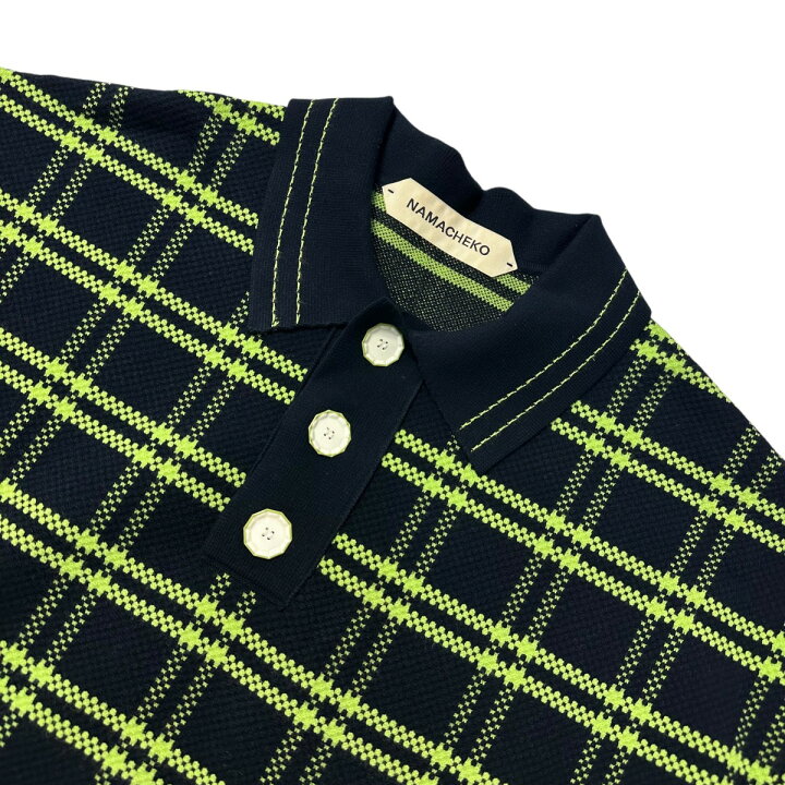 楽天市場】【中古】NAMACHEKO23SS TRIFA POLO チェックポロシャツ 