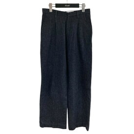 【中古】AKIRA NAKA　ウールデニム ネイビー サイズ：38 【120925】（アキラナカ）