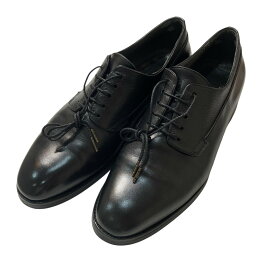 【中古】F．LLI Giacomettiプレーントゥシューズ fg470 ブラック サイズ：40【価格見直し】