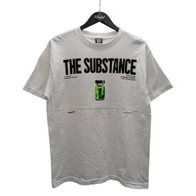 【中古】GEEKS RULE　THE SUBSTANCE プリントTシャツ ホワイト サイズ：M 【210925】（ギークスルール）