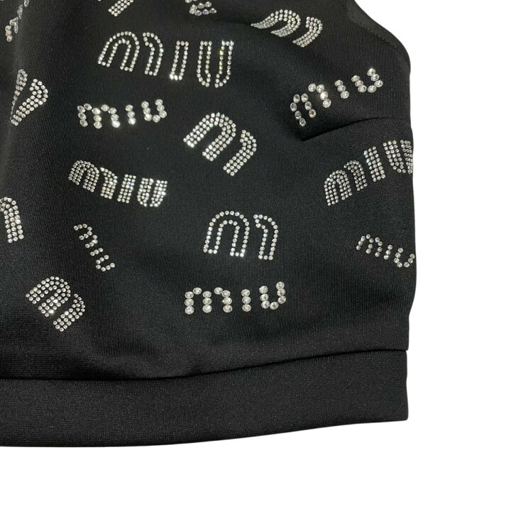 楽天市場】【中古】MIU MIUノースリーブニット MJT602 ブラック 