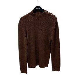 【中古】HERMES　ハイネックニット ブラウン サイズ：XL 【300925】（エルメス）
