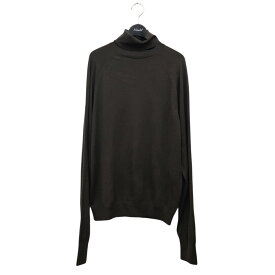 【中古】LEMAIRE　タートルネックニット ブラウン サイズ：L 【071025】（ルメール）