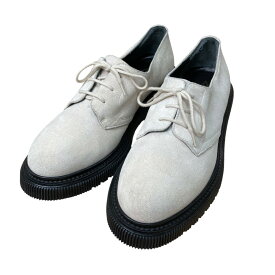 【中古】ADIEVスウェードレザーシューズ アイボリー サイズ：43【価格見直し】