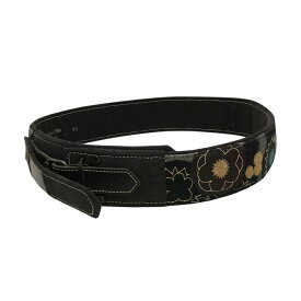 【中古】DRIES VAN NOTEN　デニム地切替デザインベルト 【121025】（ドリスヴァンノッテン）